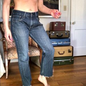 Levi’s denim jeans distressed cuff